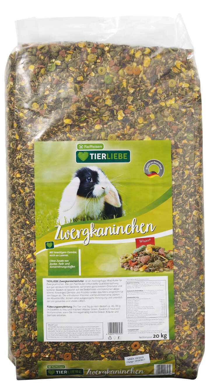 TIERLIEBE Zwergkaninchenfutter